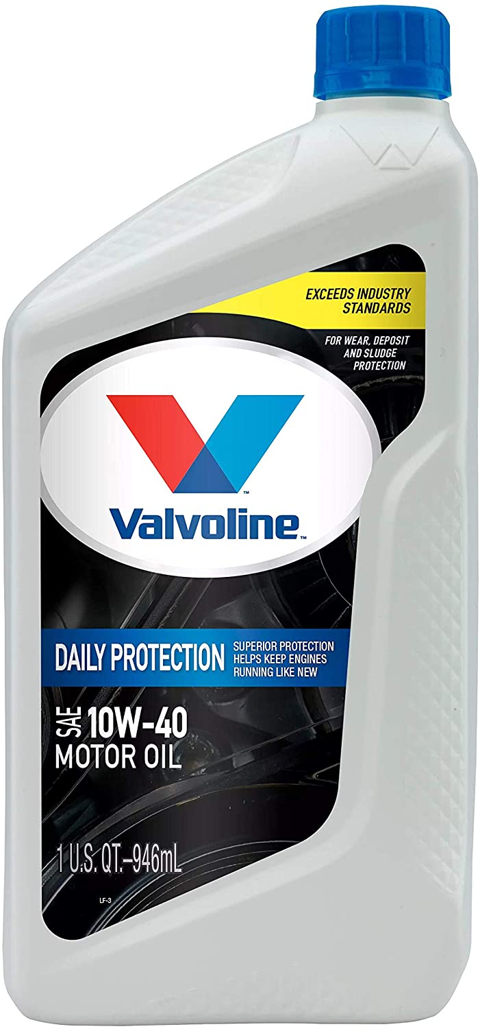 Valvoline™ Daily Protection™ Motor Oil SAE 10W-40 -  | Container: 1 Qt Bottle | Shipped as: Case of 6 X 1 Qt Bottles - Automotive Engine Oils